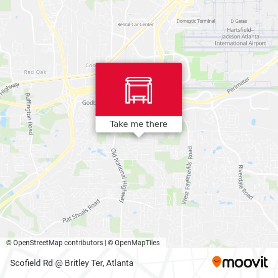 Scofield Rd @ Britley Ter map
