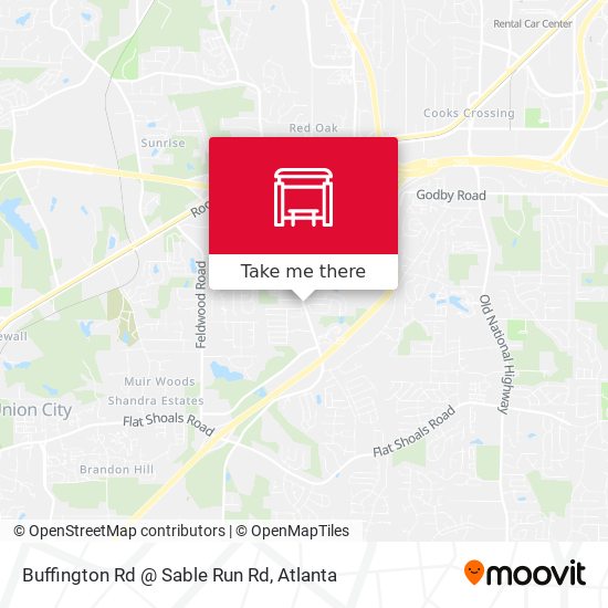 Buffington Rd @ Sable Run Rd map