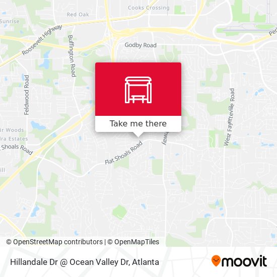 Mapa de Hillandale Dr @ Ocean Valley Dr