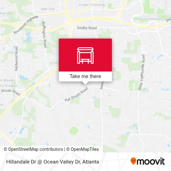 Hillandale Dr @ Ocean Valley Dr map