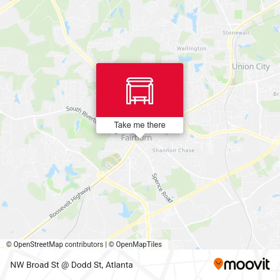 Mapa de NW Broad St @ Dodd St
