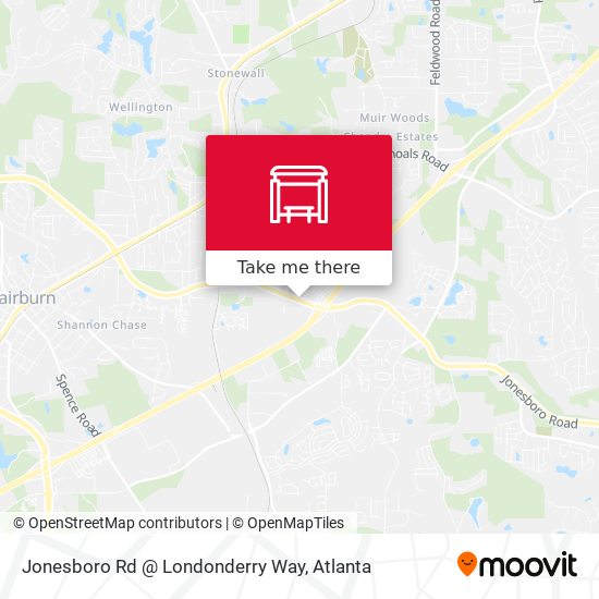 Jonesboro Rd @ Londonderry Way map