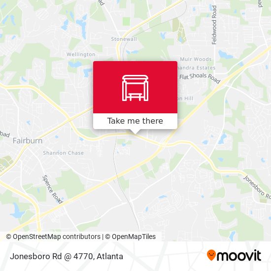 Mapa de Jonesboro Rd @ 4770