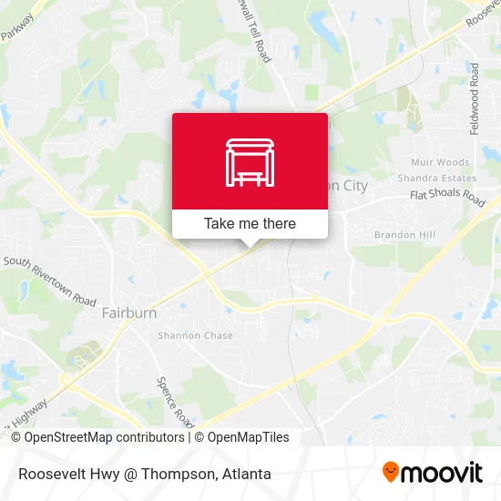 Roosevelt Hwy @ Thompson map