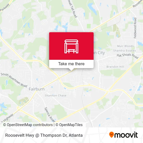 Roosevelt Hwy @ Thompson Dr map