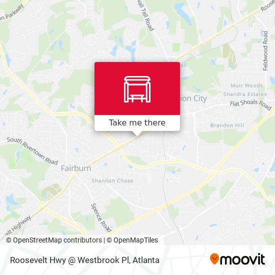 Roosevelt Hwy @ Westbrook Pl map
