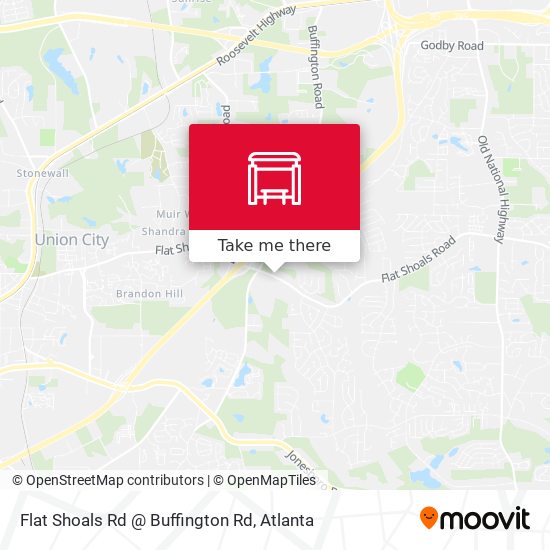 Mapa de Flat Shoals Rd @ Buffington Rd
