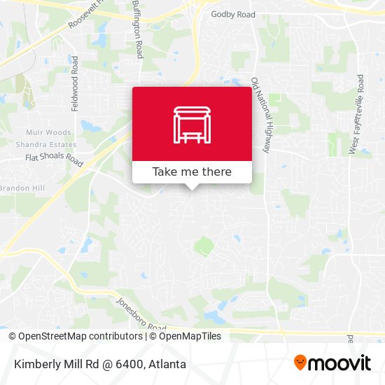 Mapa de Kimberly Mill Rd @ 6400