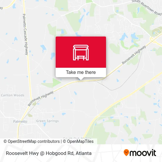 Roosevelt Hwy @ Hobgood Rd map