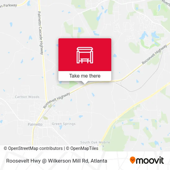 Roosevelt Hwy @ Wilkerson Mill Rd map
