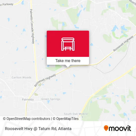 Roosevelt Hwy @ Tatum Rd map