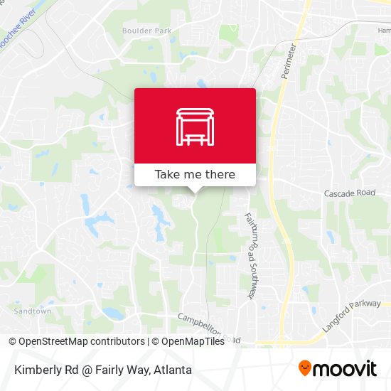 Kimberly Rd @ Fairly Way map
