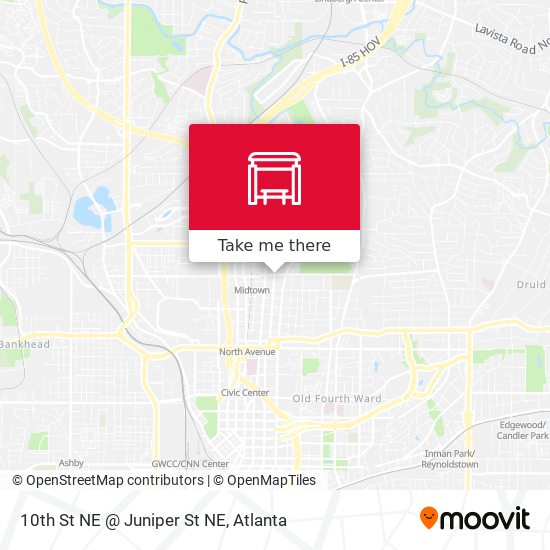 10th St NE @ Juniper St NE map