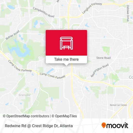 Redwine Rd @ Crest Ridge Dr map