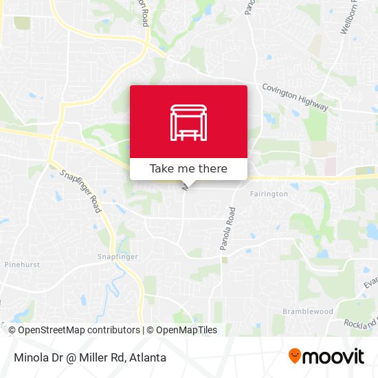 Mapa de Minola Dr @ Miller Rd