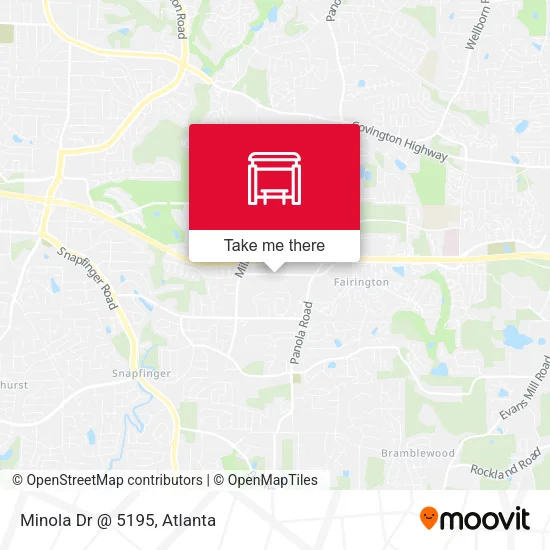 Minola Dr @ 5195 map