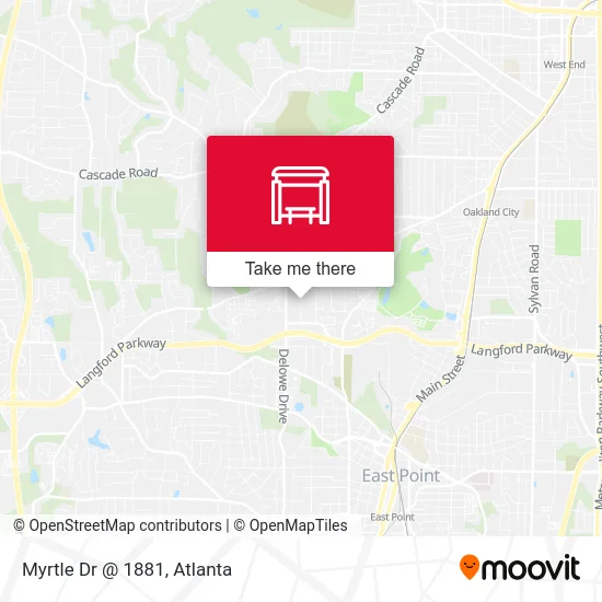 Myrtle Dr @ 1881 map
