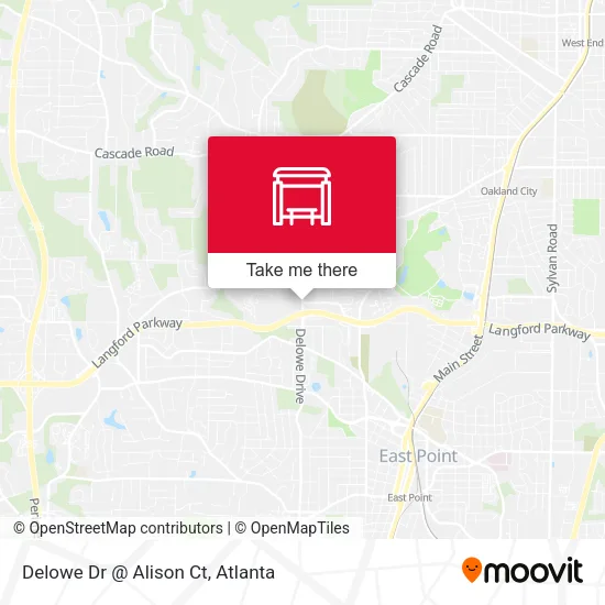 Mapa de Delowe Dr @ Alison Ct