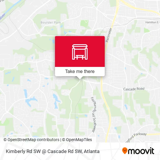 Kimberly Rd SW @ Cascade Rd SW map