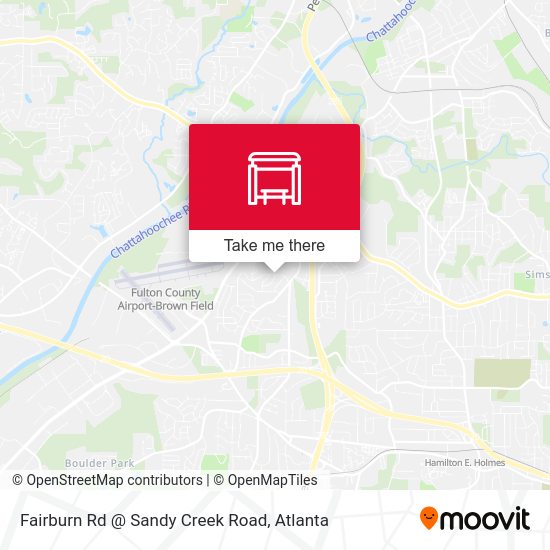 Fairburn Rd @ Sandy Creek Road map
