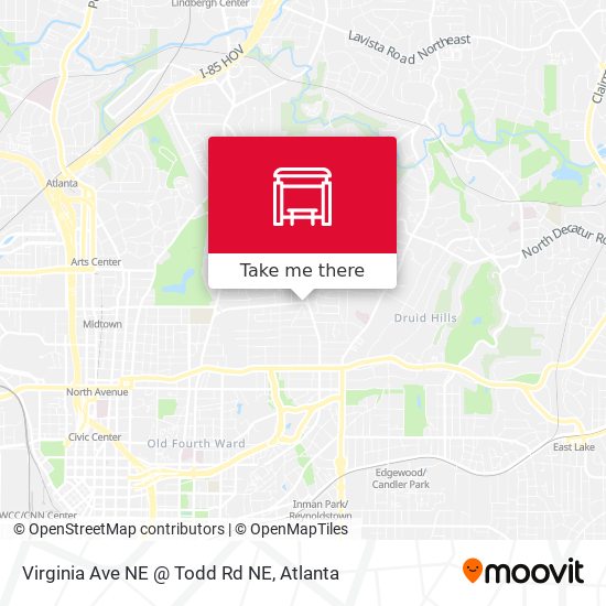 Virginia Ave NE @ Todd Rd NE map