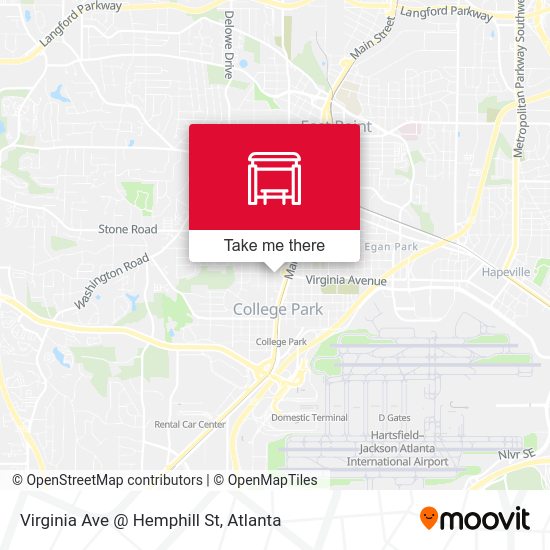 Mapa de Virginia Ave @ Hemphill St