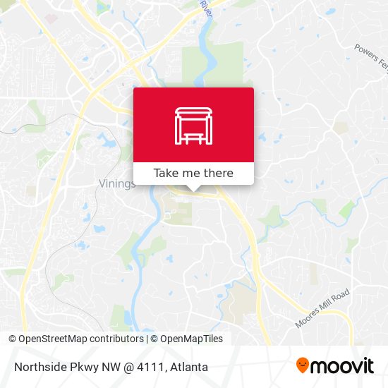 Northside Pkwy NW @ 4111 map