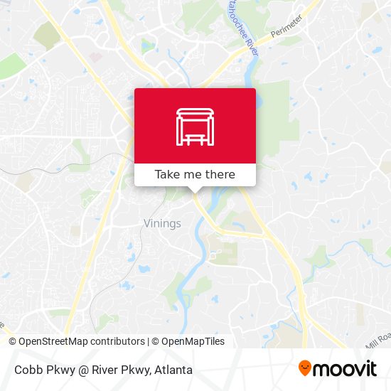 Cobb Pkwy @ River Pkwy map