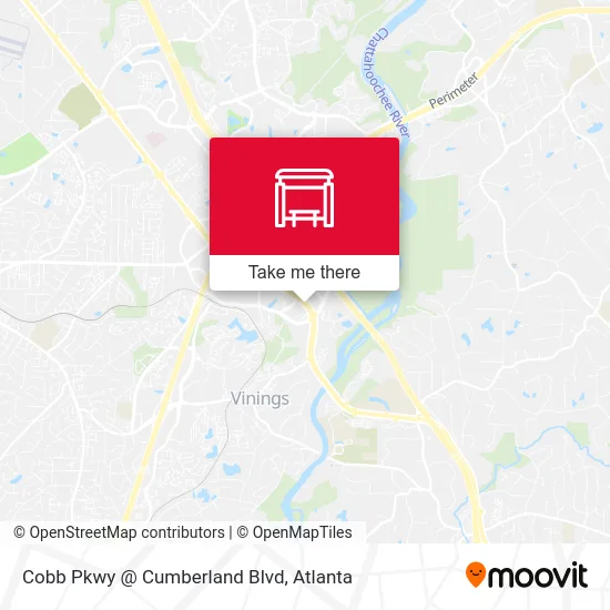 Cobb Pkwy @ Cumberland Blvd map
