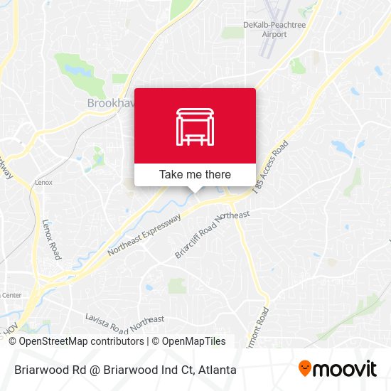 Briarwood Rd @ Briarwood Ind Ct map