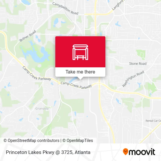 Princeton Lakes Pkwy @ 3725 map