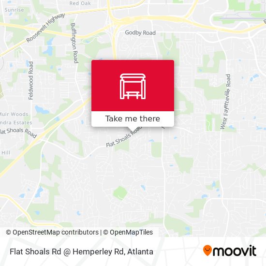 Mapa de Flat Shoals Rd @ Hemperley Rd