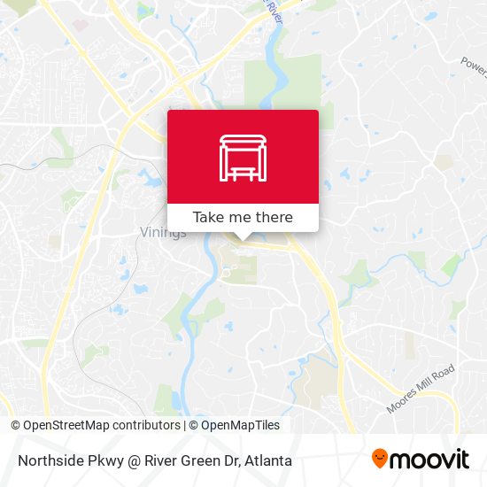 Northside Pkwy @ River Green Dr map