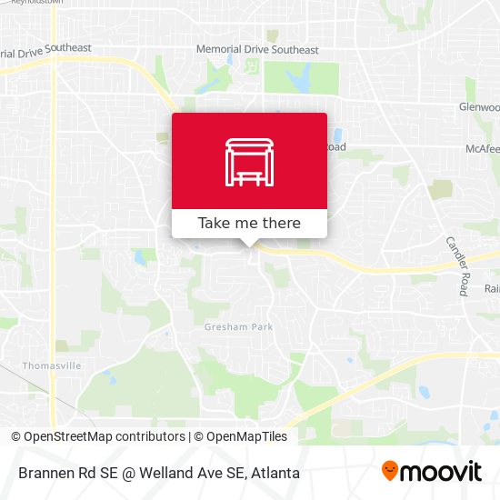Mapa de Brannen Rd SE @ Welland Ave SE