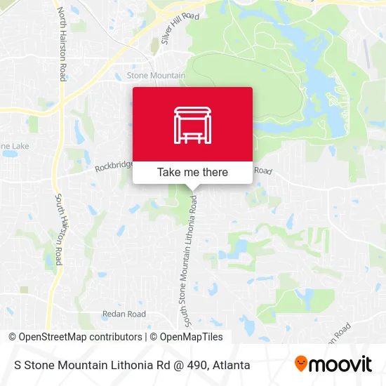 S Stone Mountain Lithonia Rd @ 490 map