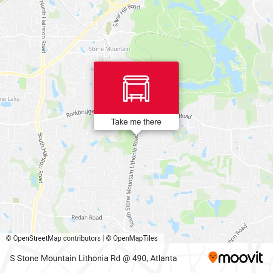 S Stone Mountain Lithonia Rd @ 490 map