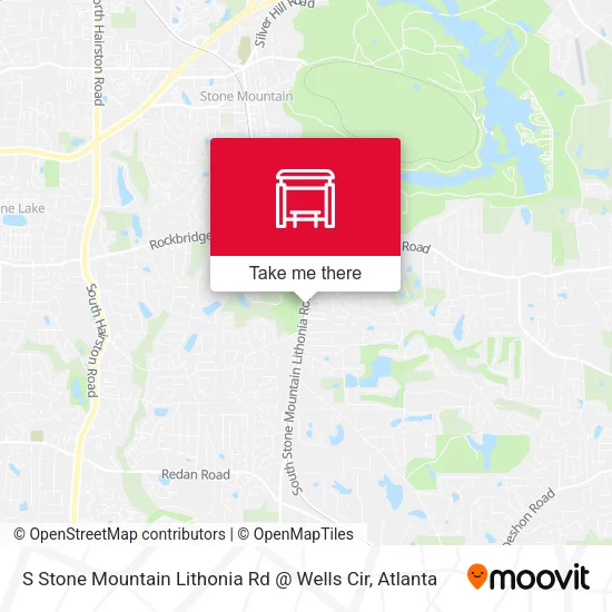 S Stone Mountain Lithonia Rd @ Wells Cir map