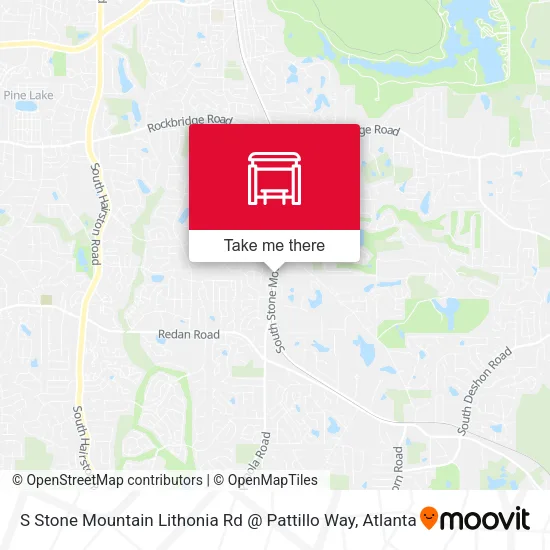 S Stone Mountain Lithonia Rd @ Pattillo Way map