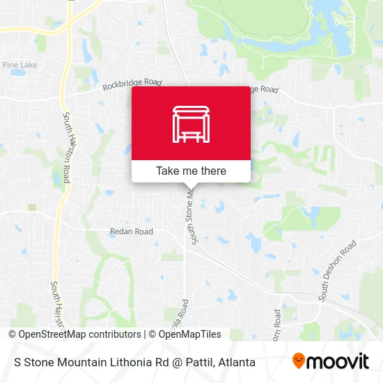 S Stone Mountain Lithonia Rd @ Pattil map