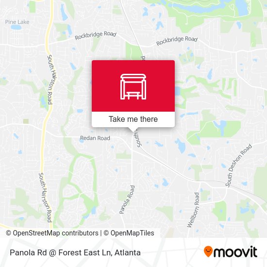 Panola Rd @ Forest East Ln map