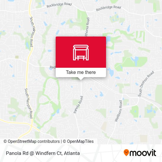 Mapa de Panola Rd @ Windfern Ct