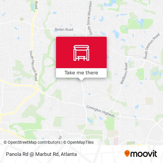 Panola Rd @ Marbut Rd map