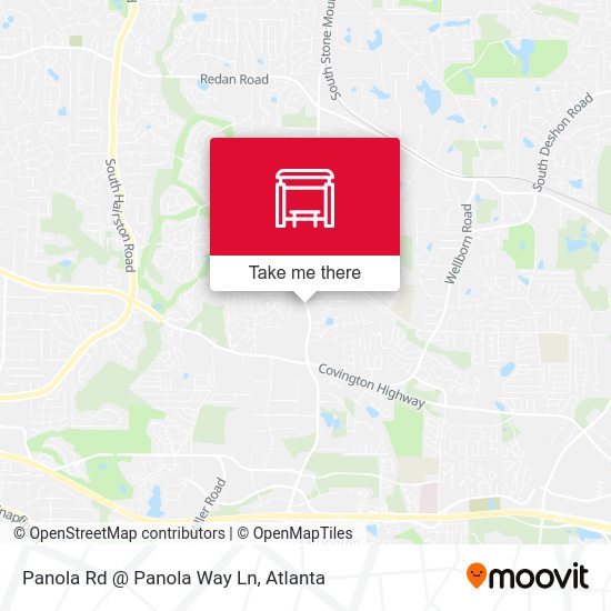 Panola Rd @ Panola Way Ln map