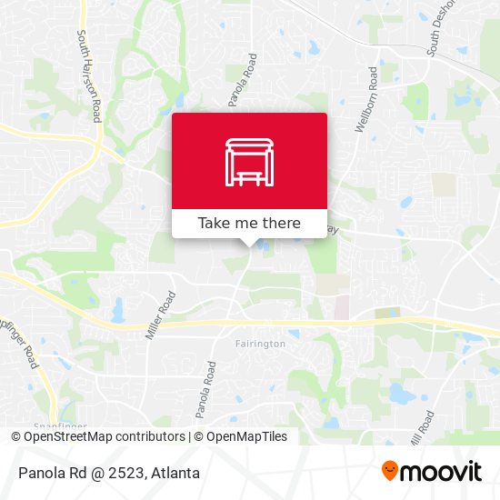 Mapa de Panola Rd @ 2523