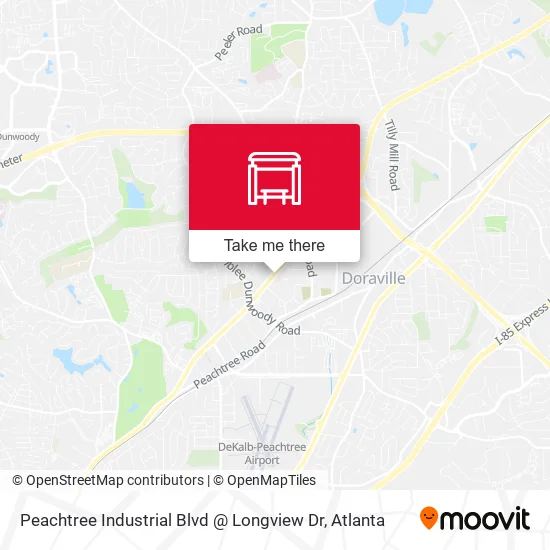 Peachtree Industrial Blvd @ Longview Dr map