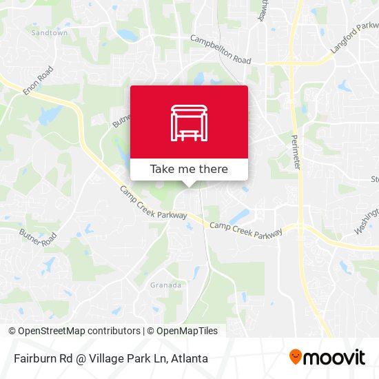 Fairburn Rd @ Village Park Ln map
