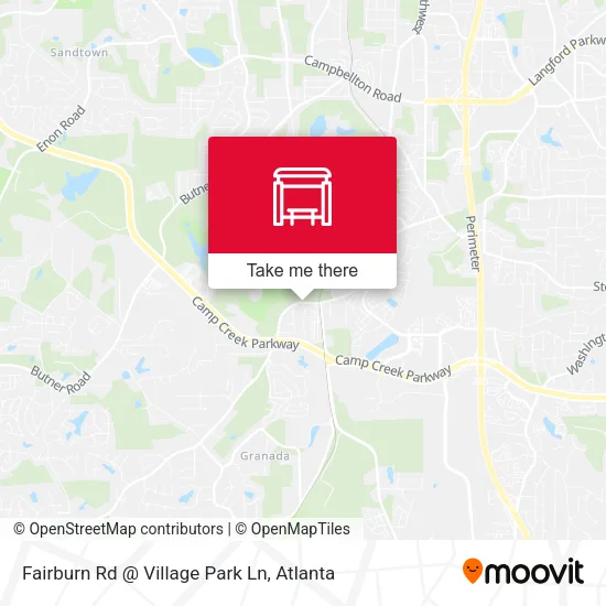 Fairburn Rd @ Village Park Ln map