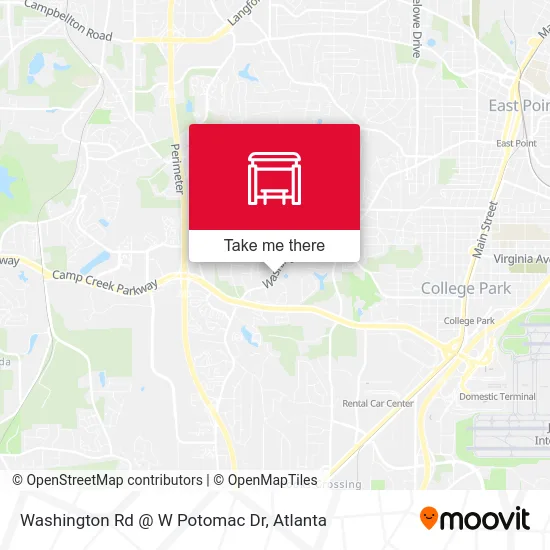 Washington Rd @ W Potomac Dr map