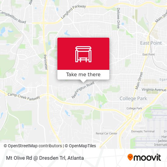 Mt Olive Rd @ Dresden Trl map