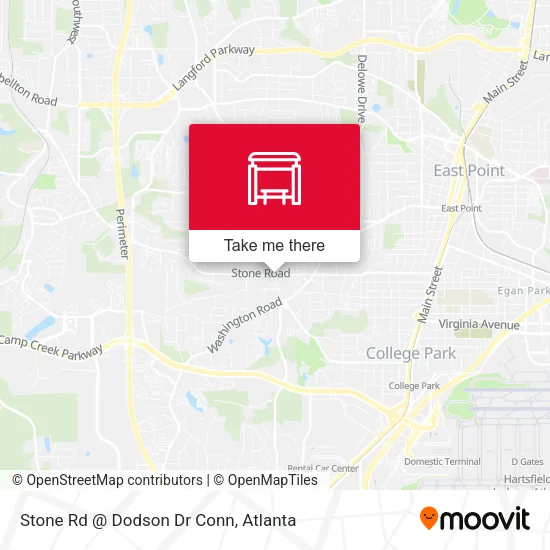 Mapa de Stone Rd @ Dodson Dr Conn